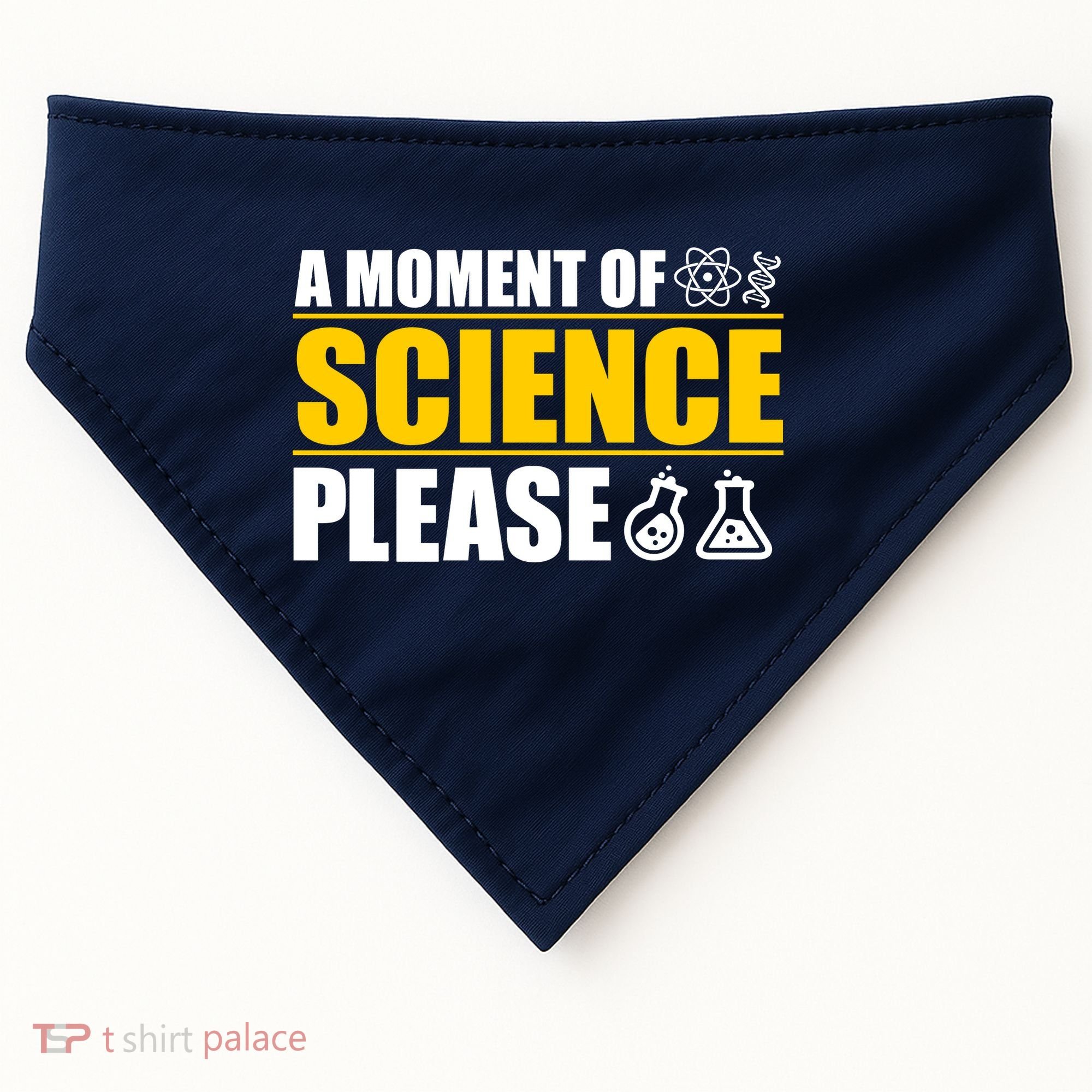 A Moment of Science Please USA-Made Doggie Bandana