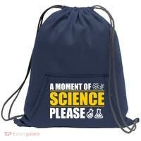 A Moment of Science Please Sweatshirt Cinch Pack Bag thumb 0