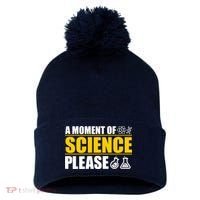 A Moment of Science Please Pom Pom 12in Knit Beanie thumb 0