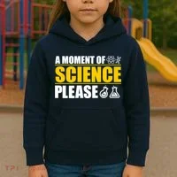 A Moment of Science Please Kids Hoodie thumb 3