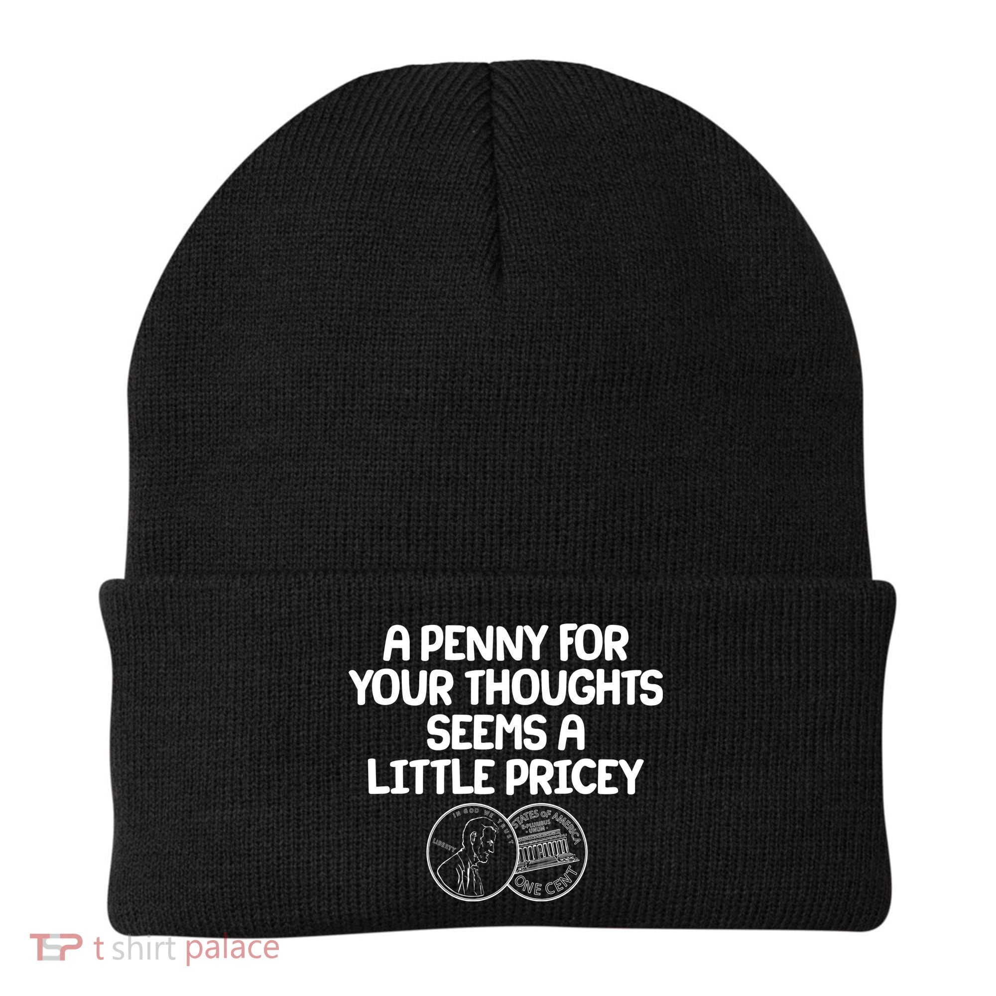 A Penny For Your Thoughts Seems A Little Pricey Beanie