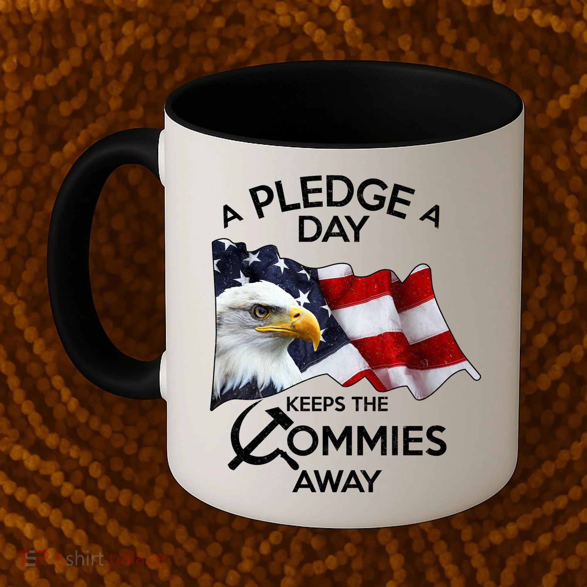 A Pledge A Dat Keeps The s Commies Away Coffee Mug