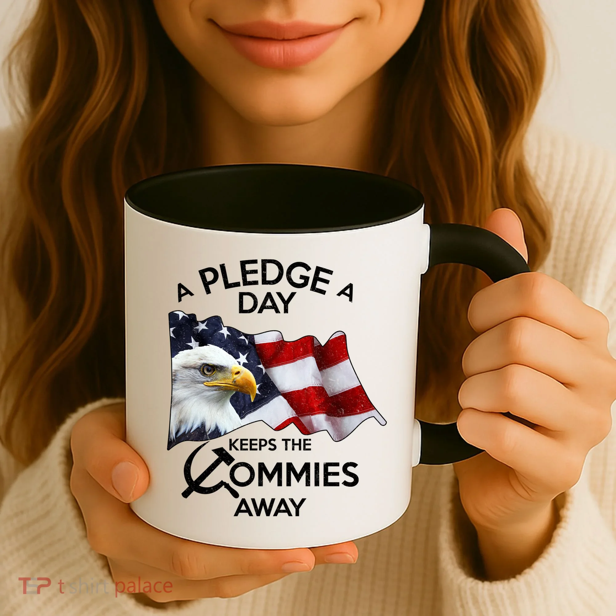 A Pledge A Dat Keeps The s Commies Away Coffee Mug