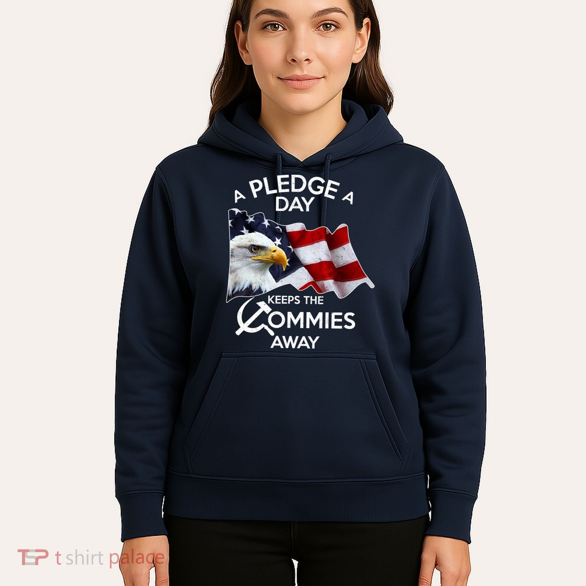 A Pledge A Dat Keeps The s Commies Away Hoodie