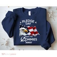 A Pledge A Dat Keeps The s Commies Away Sweatshirt thumb 2