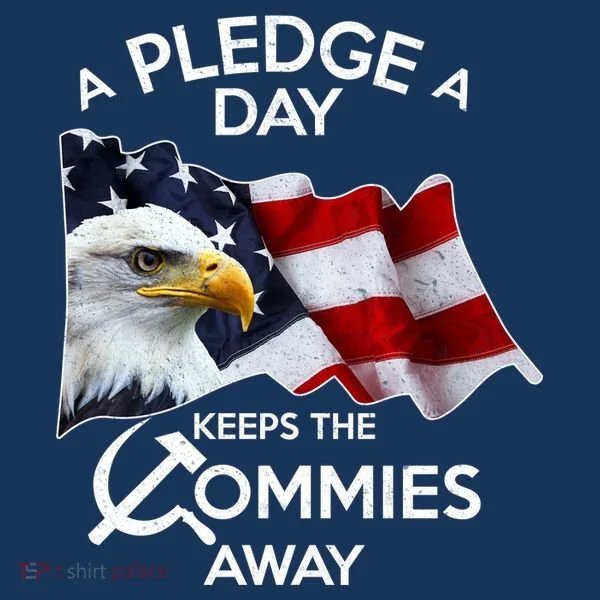 A Pledge A Dat Keeps The s Commies Away Bucket Hat