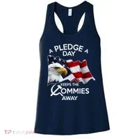 A Pledge A Dat Keeps The s Commies Away Women's Tank Top thumb 0