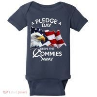 A Pledge A Dat Keeps The s Commies Away Baby Bodysuit thumb 0
