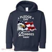 A Pledge A Dat Keeps The s Commies Away Toddler Hoodie thumb 0