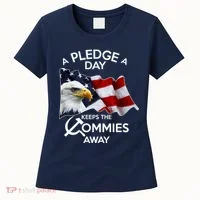 A Pledge A Dat Keeps The s Commies Away Women's T-Shirt thumb 0