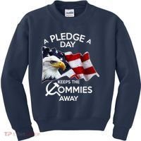 A Pledge A Dat Keeps The s Commies Away Kids Sweatshirt thumb 0