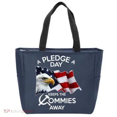 A Pledge A Dat Keeps The s Commies Away Tote Bag