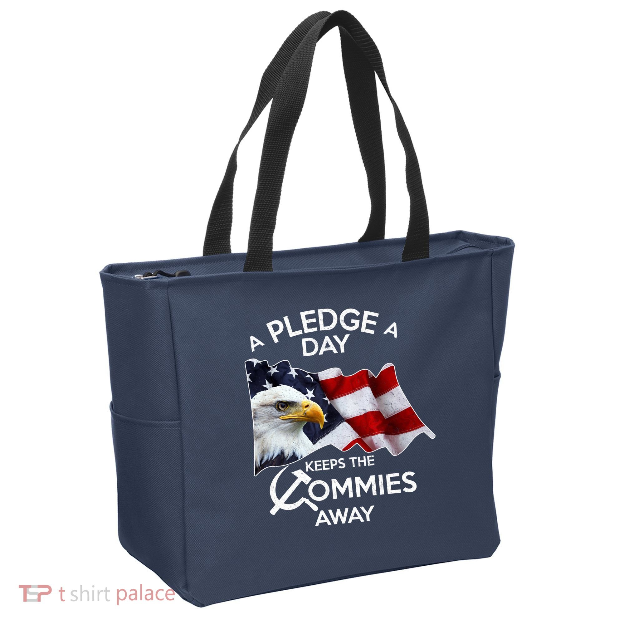 A Pledge A Dat Keeps The s Commies Away Tote Bag