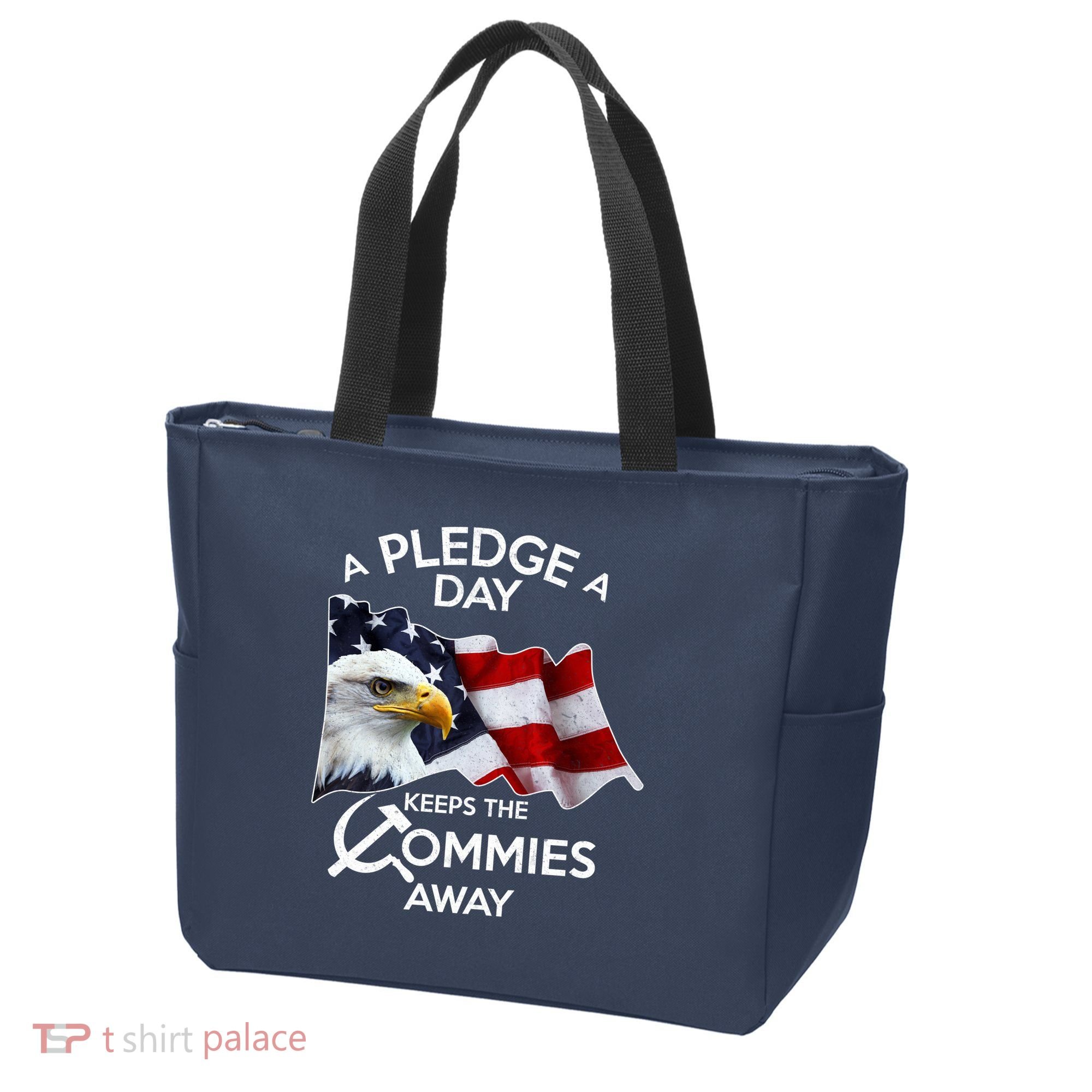 A Pledge A Dat Keeps The s Commies Away Tote Bag
