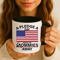 A Pledge A Day Keeps The Commies Away Coffee Mug thumb 3