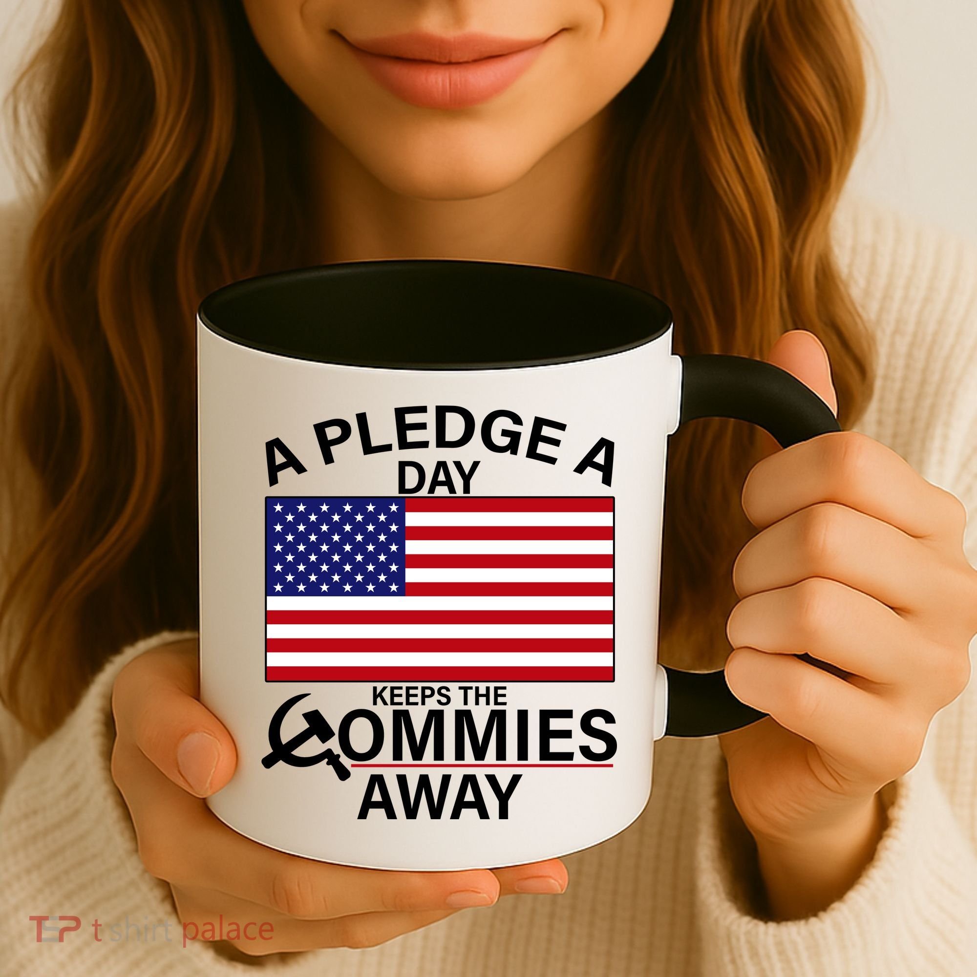 A Pledge A Day Keeps The Commies Away Coffee Mug