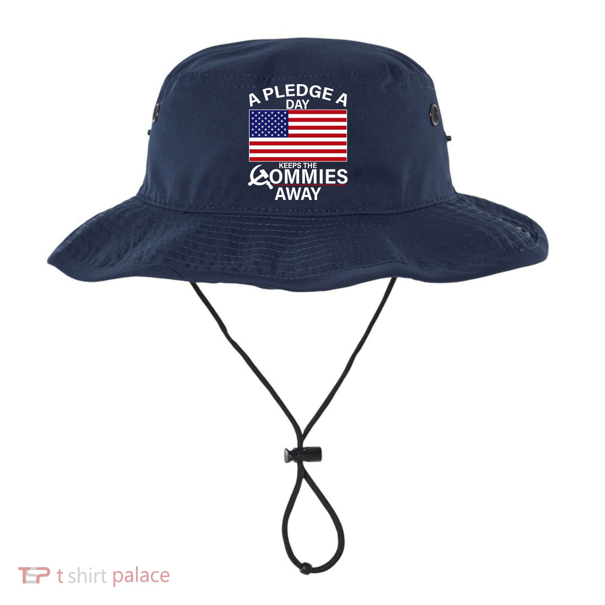 A Pledge A Day Keeps The Commies Away Bucket Hat