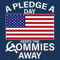 A Pledge A Day Keeps The Commies Away Baby Bodysuit thumb 2