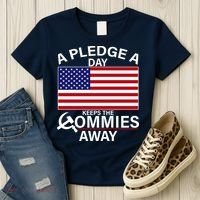 A Pledge A Day Keeps The Commies Away Women's T-Shirt thumb 3