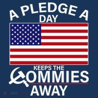 A Pledge A Day Keeps The Commies Away Kids Hoodie thumb 5
