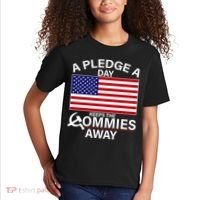 A Pledge A Day Keeps The Commies Away Kids T-Shirt thumb 2
