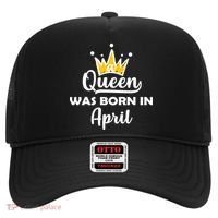 A Queen Was Born In April Birthday Hat thumb 0