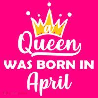 A Queen Was Born In April Birthday Mousepad thumb 1