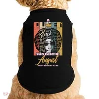 A Queen Was Born In August Doggie Tank thumb 0