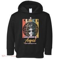 A Queen Was Born In August Toddler Hoodie thumb 0