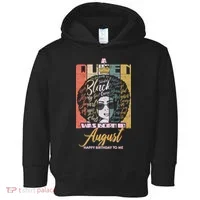 A Queen Was Born In August Toddler Hoodie thumb 0