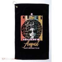A Queen Was Born In August Golf Towel thumb 0