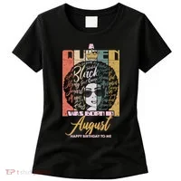 A Queen Was Born In August Women's T-Shirt thumb 0