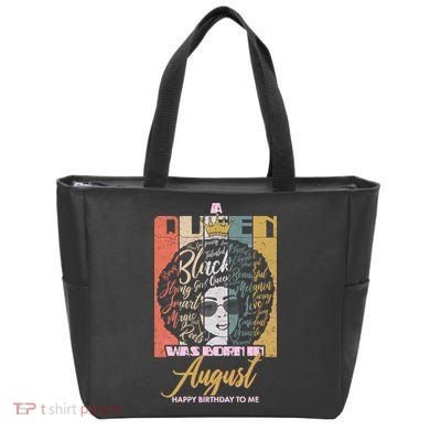 A Queen Was Born In August Tote Bag
