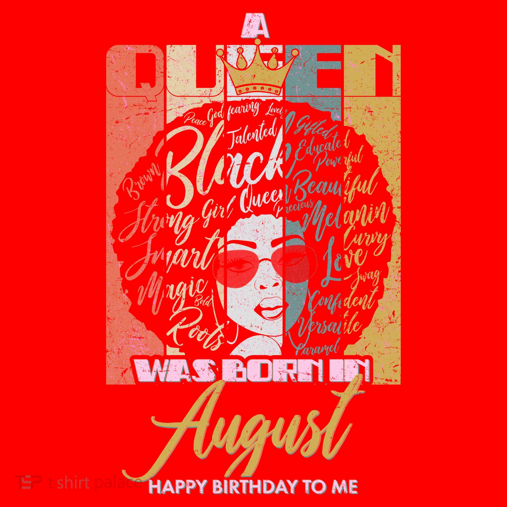 A Queen Was Born In August Santa Hat