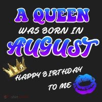 A Queen Was Born In August Happy Birthday To Me Women's Sweatshirt thumb 2