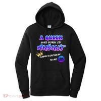 A Queen Was Born In August Happy Birthday To Me Women's Hoodie thumb 0