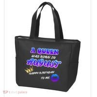 A Queen Was Born In August Happy Birthday To Me Tote Bag thumb 3