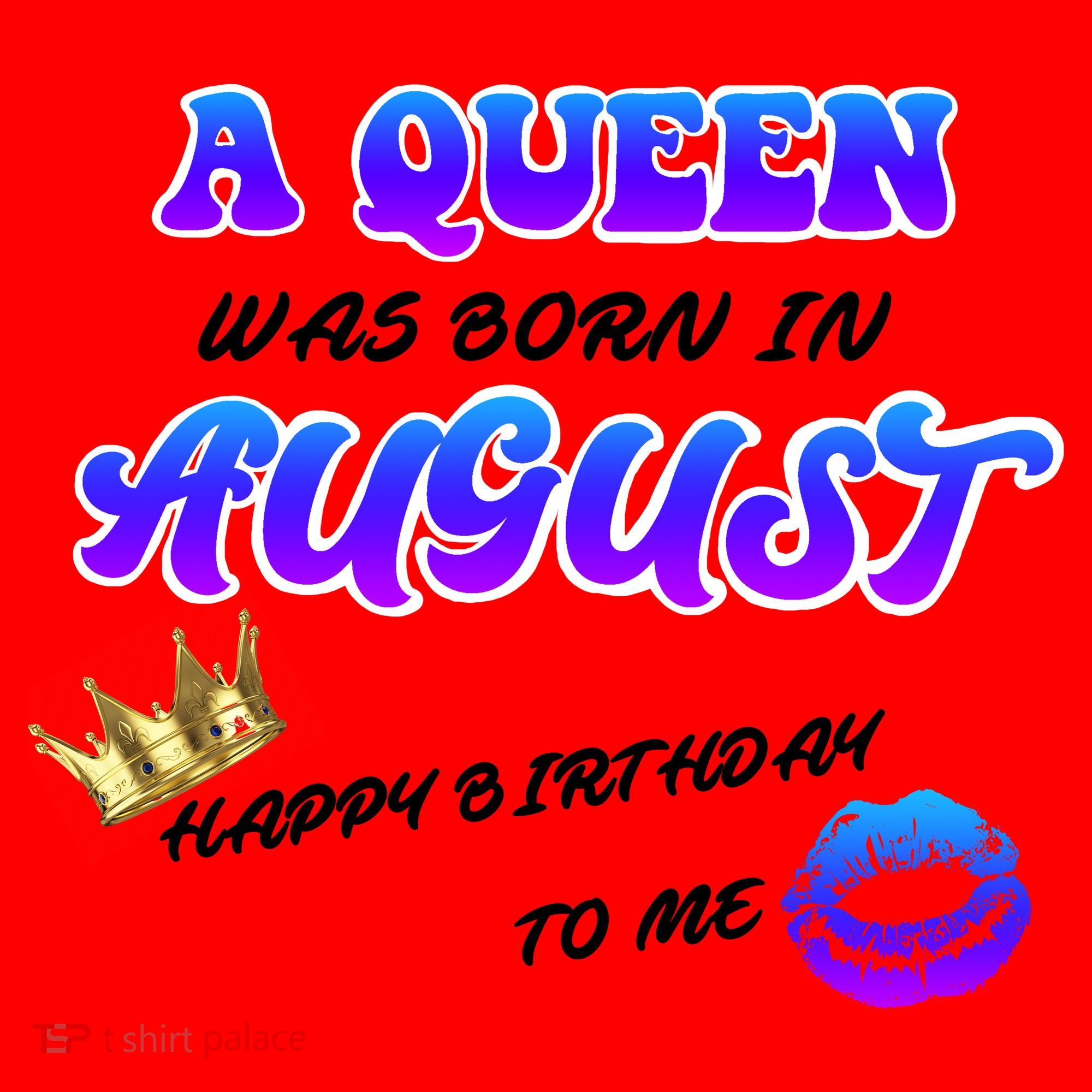 A Queen Was Born In August Happy Birthday To Me Santa Hat