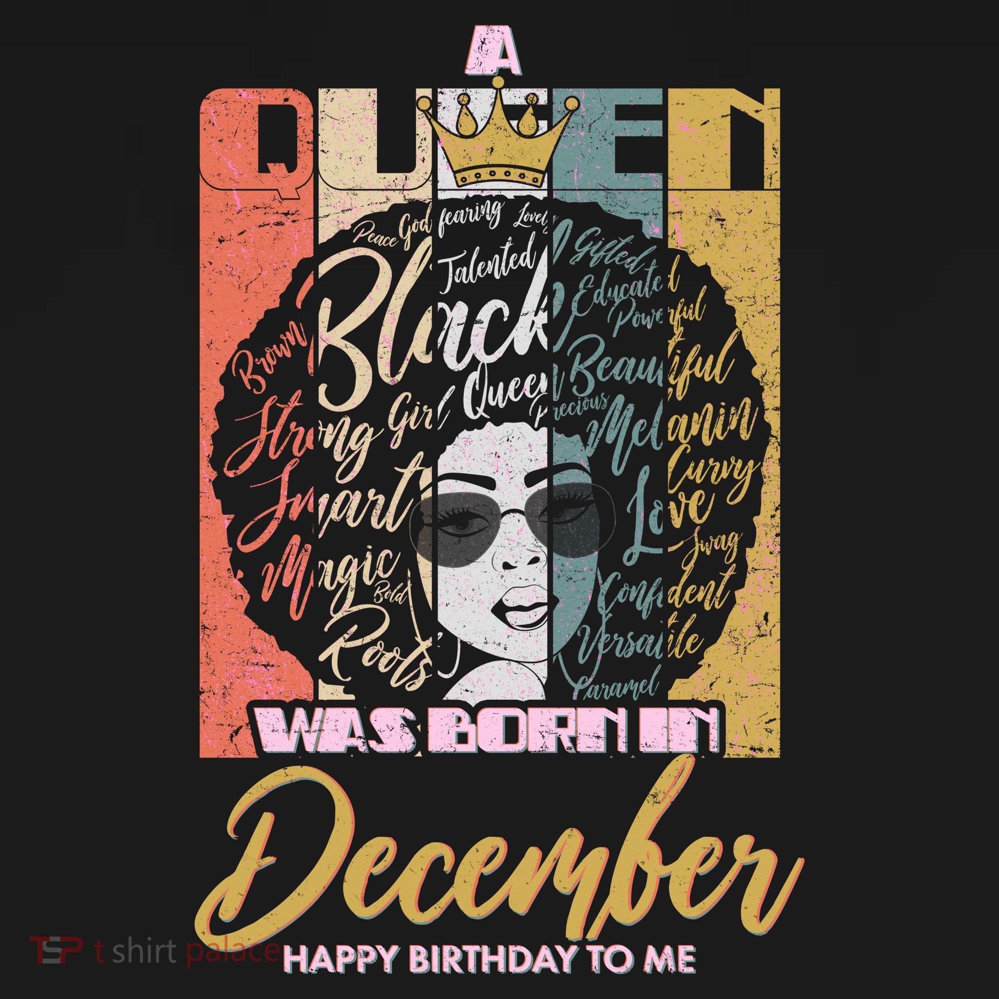 A Queen Was Born In December Pajama Set