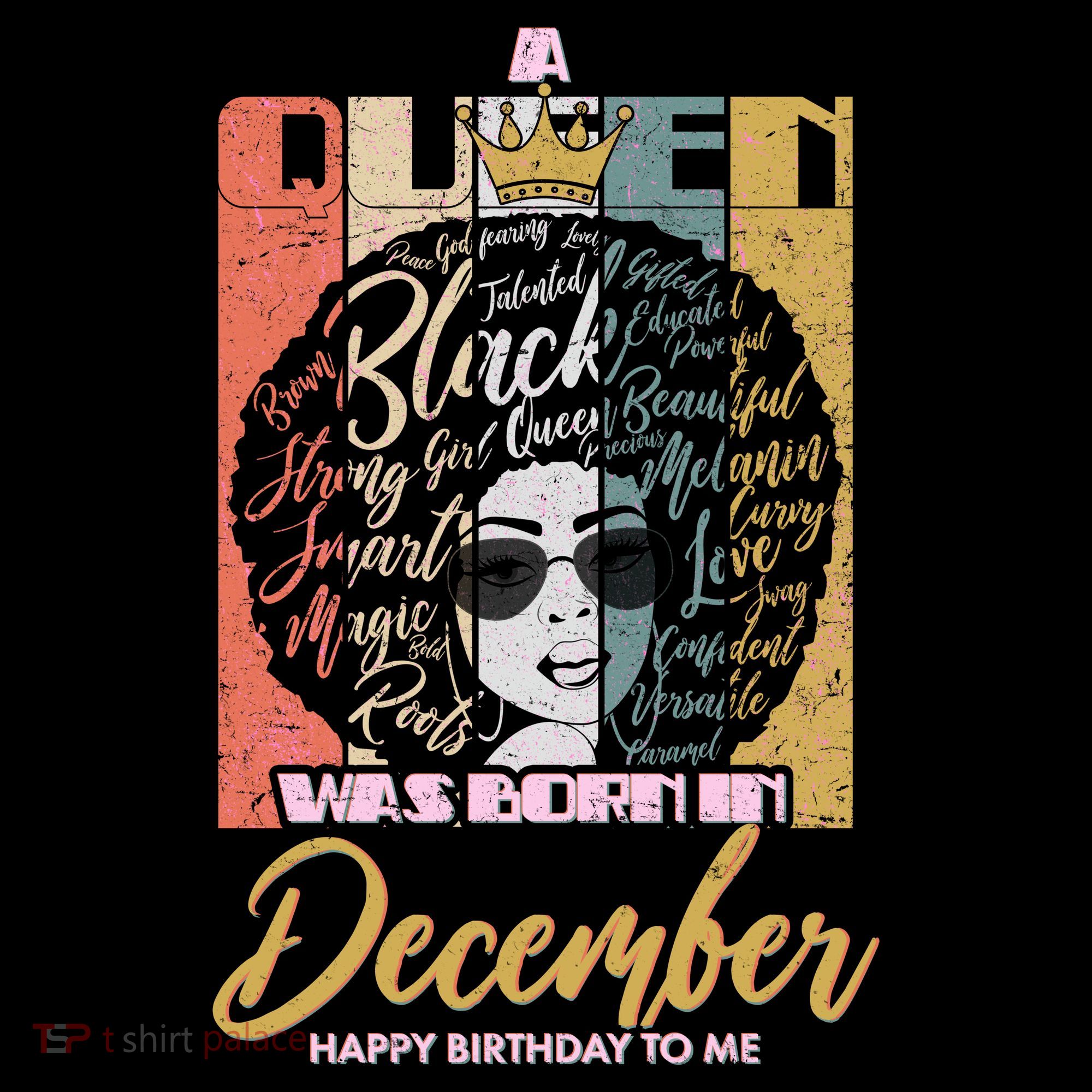 A Queen Was Born In December Ornament