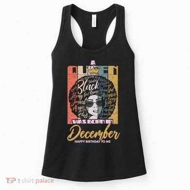 A Queen Was Born In December Women's Tank Top