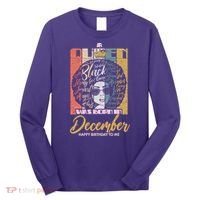 A Queen Was Born In December Long Sleeve Shirt thumb 0