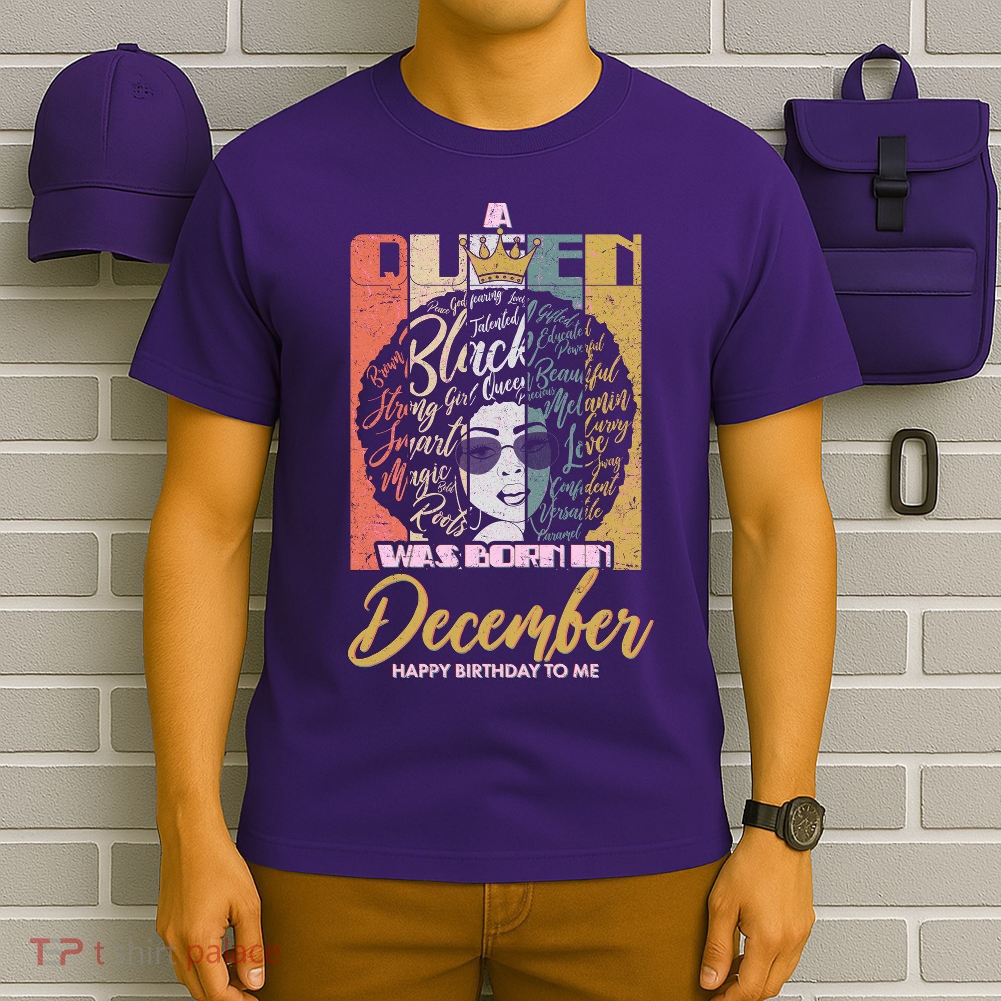 A Queen Was Born In December T-Shirt
