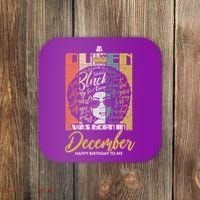 A Queen Was Born In December Coaster thumb 0