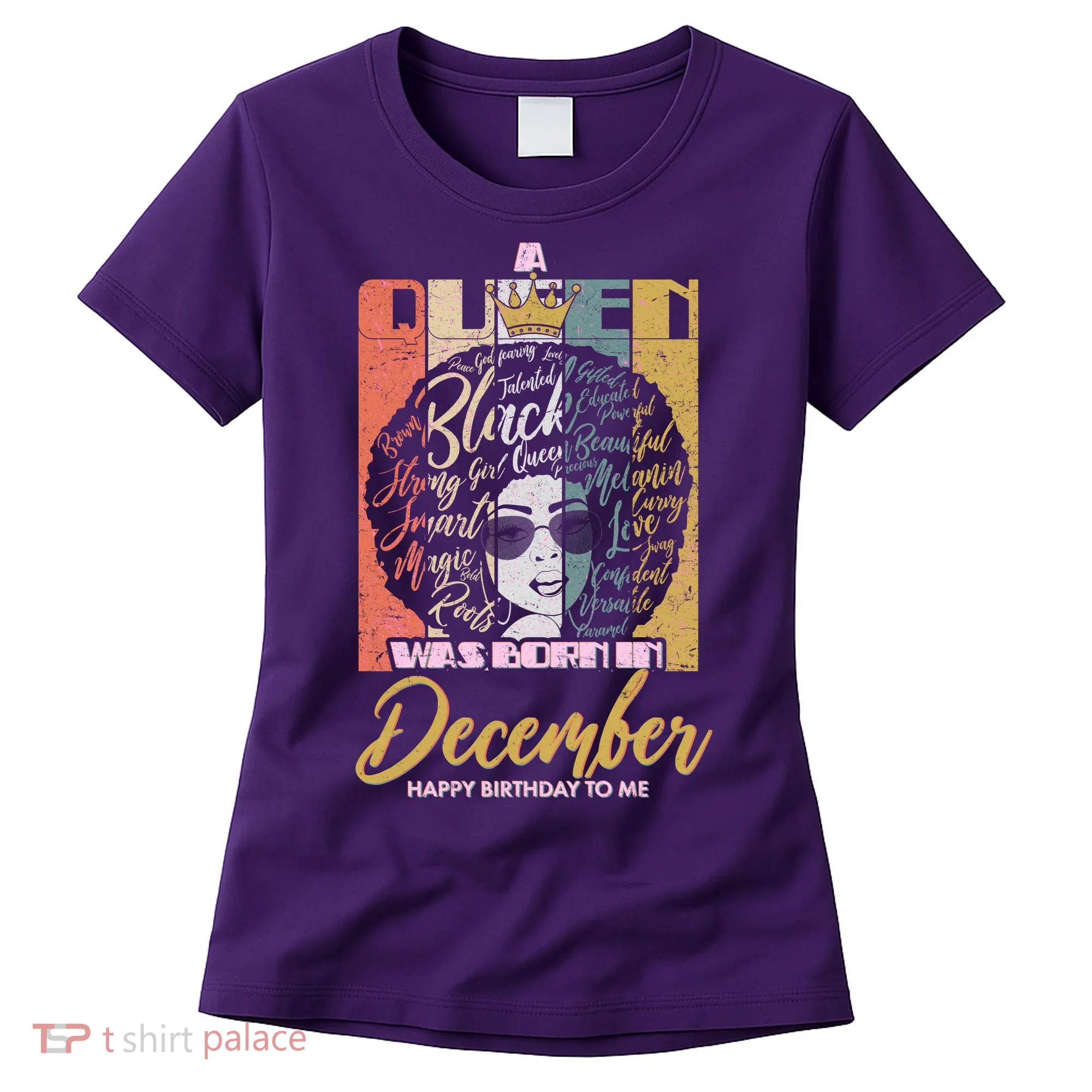 A Queen Was Born In December Women's T-Shirt