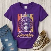 A Queen Was Born In December Women's T-Shirt thumb 3