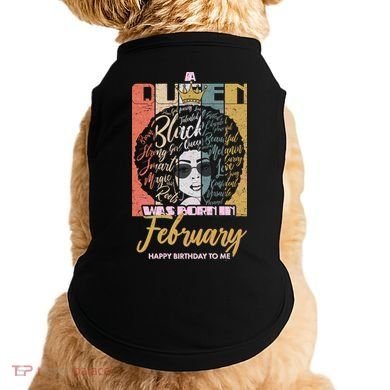 A Queen was Born in February Doggie Tank