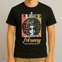 A Queen was Born in February T-Shirt thumb 3