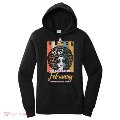 A Queen was Born in February Women's Hoodie