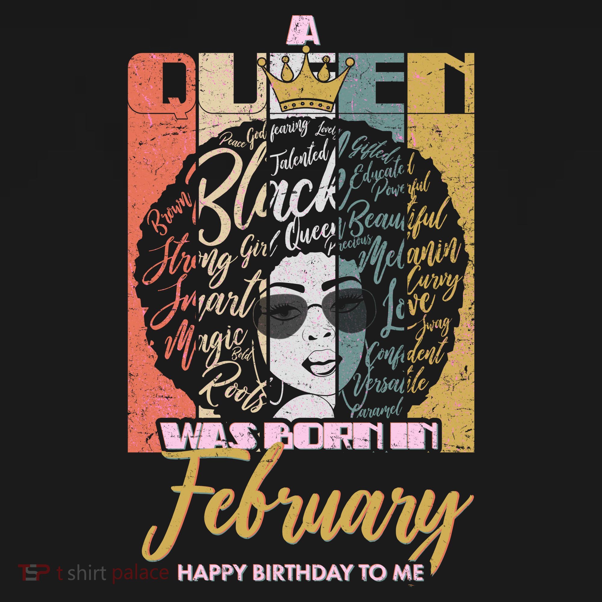 A Queen was Born in February Visor